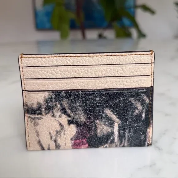 Coach X Mint + Serf Card Case Ivory Multicolor CD685 - Picture 2 of 9